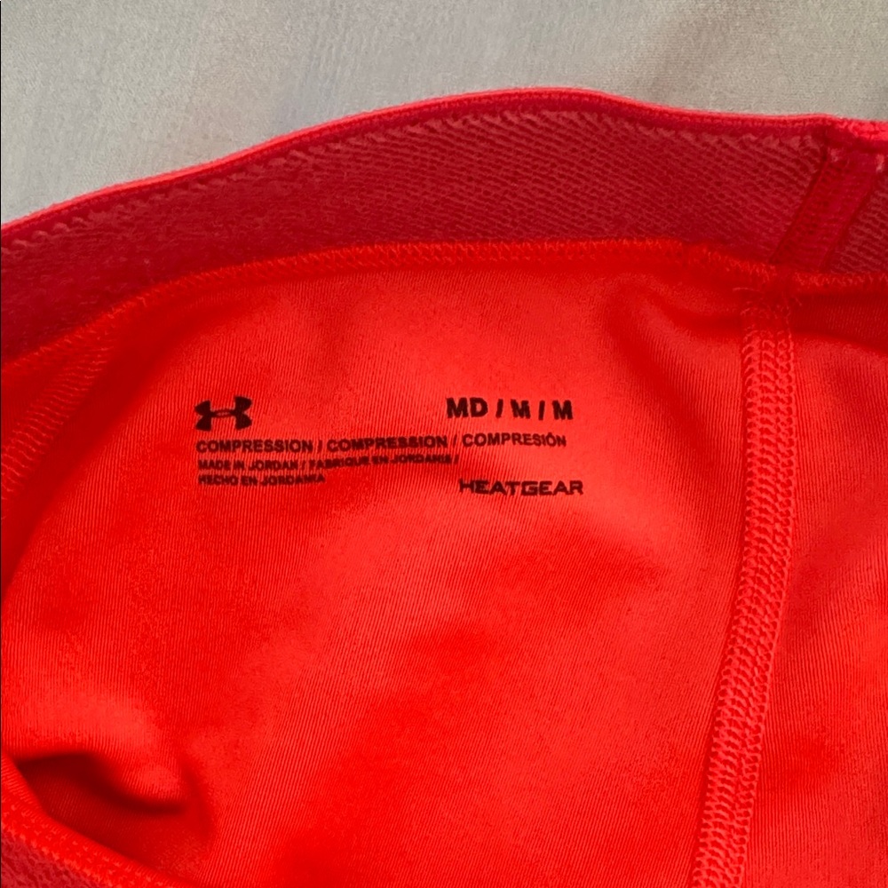 Under Armour Project Rock Red Patterned Shorts - image 4